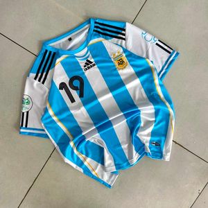 Argentina Football Jersey #19
