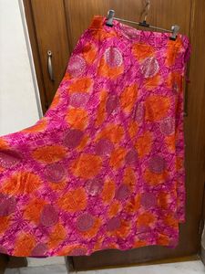 🆕Vibrant Pink &amp; Orange Ethnic Skirt/Lehnga