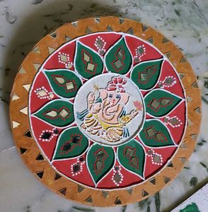 ganesha lippan art