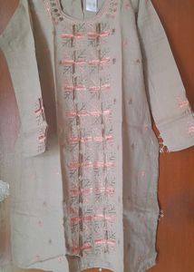 Fulkari Embroidered Kurta Set