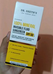 Dr. Sheth's 100% Mineral Fluid Sunscreen
