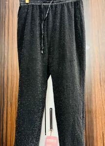 Sparkly Black Joggers