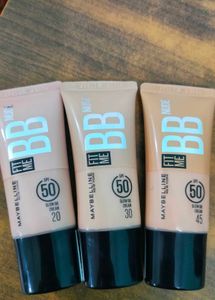Maybelline Fit Me BB Cream SPF 50 Lot
