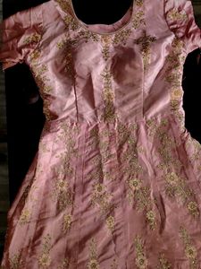 Embroidered Anarkali With Dupatta (Women's)