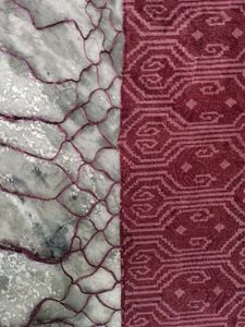 Elegant Maroon duppata with Intricate Pattern