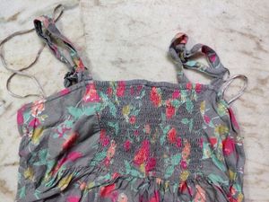 Floral Print Tiered Summer Dress