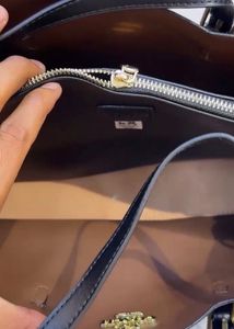 Coach Signature Tote Bag with Charm