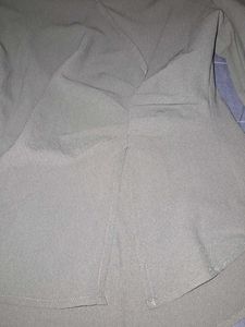 littlebox Olive Green Collared Long Sleeve Top