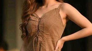 Nude Coloured Beautiful Mini Dress