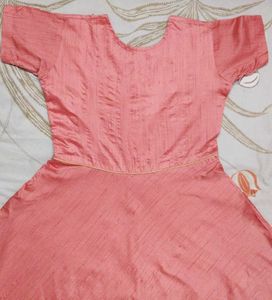 Coral Ethnic gown.