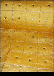 Yellow &amp; Red Embroidered kurta