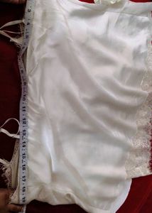 Lace Trimmed Satin Pajama Set
