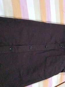 Beautiful Casual Unused Shirt - Wine Red