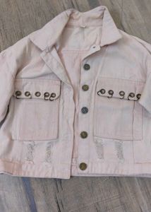 Pink Denim Jacket
