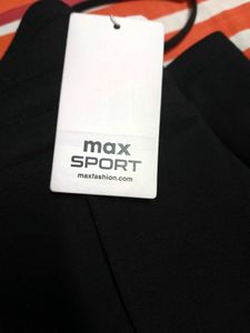 Max Chic Black Wide-Leg Pants