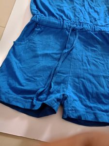 Blue Pant Type Frock