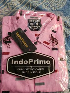 Pink Cotton Shirt