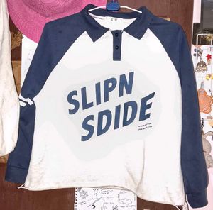 Long Sleeve Graphic Polo Shirt
