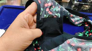 Cute Cherry Print Bra &amp; Panty Set