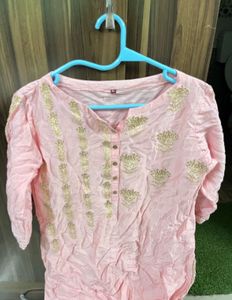 new pink kurti not worn