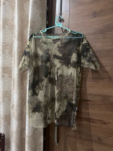 Tie-Dye mesh top
