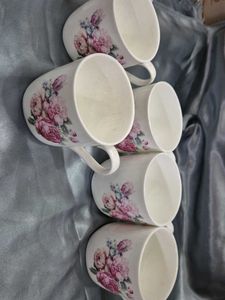 Floral Ceramic Coffee Mugs