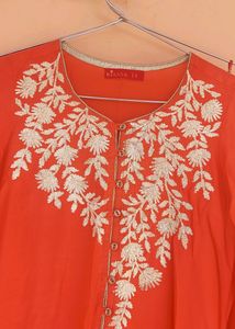 Orange Gota Work Kurta Set