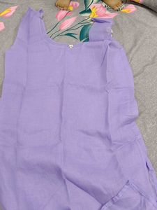 Chikankari Kurta With Mirror Work