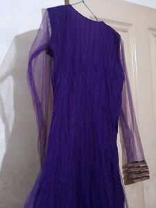 Embellished Purple Kurta