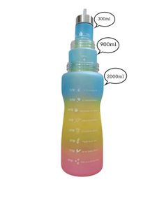 Gradient Water Bottle Set of 3
