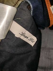 Indigo Fadings Navy Blue Denim Jeans | Waist 30