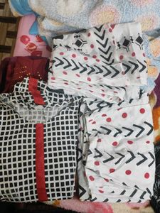 Stylish Black &amp; White Kurta