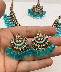 Bridal Turqoise Blue Jewellery Set
