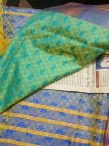 Double shaded 4.5 mtrs saree with blouse