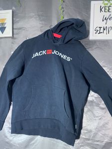 Jack &amp; Jones Navy Blue Hoodie