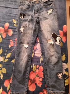 Denim Boyfriend Jeans