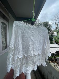 Elegant White Lace Blouse