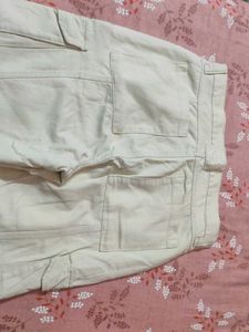 cargo white pant