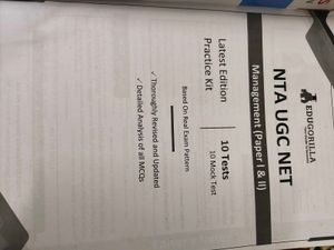 NTA UGC NET Management Paper I &amp; II