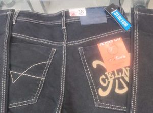 Distressed Black Jeans