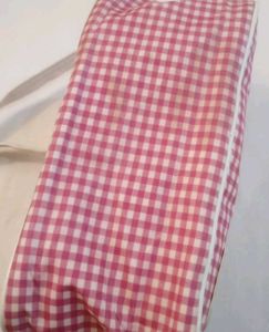 Cute Pink Gingham Hello Kitty Bag