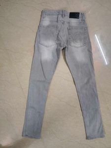 Men's Grey Slim Fit Jeans