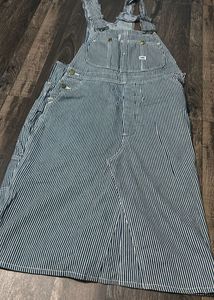 Lee Striped Bib Overalls
