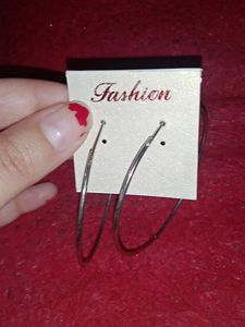 Silver Hoop Earrings
