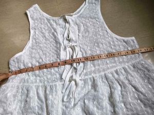 Elegant White Ruffled top