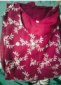 Elegant Embroidered Anarkali Gown