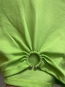 Green Crop Top