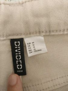 H&amp;M wide twill trousers
