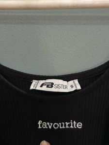 Good condition Vintage Black "favourite" Tank Top