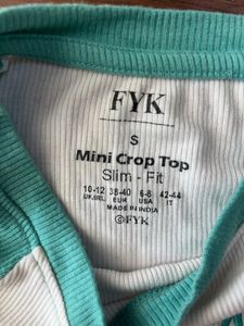LA White &amp; Teal Baby Tee